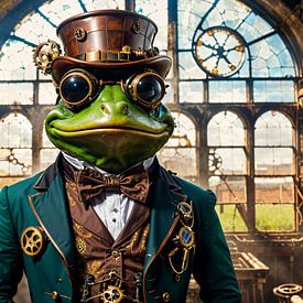 Steampunk-Frosch von KunstenAIr