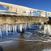 Après une tempête glaciale sur Bowspirit Maregraphy