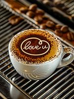 drink a cup of coffee or cappuccino