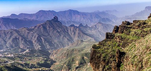 Panorama met zicht op Roque Bentayga