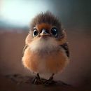 The Little Flutterer - Painting Bird by AiArtLand thumbnail