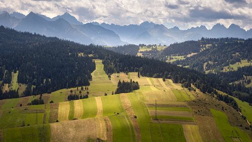 Vue panoramique sur le parc national des Tatras, dans les Carpates polonaises