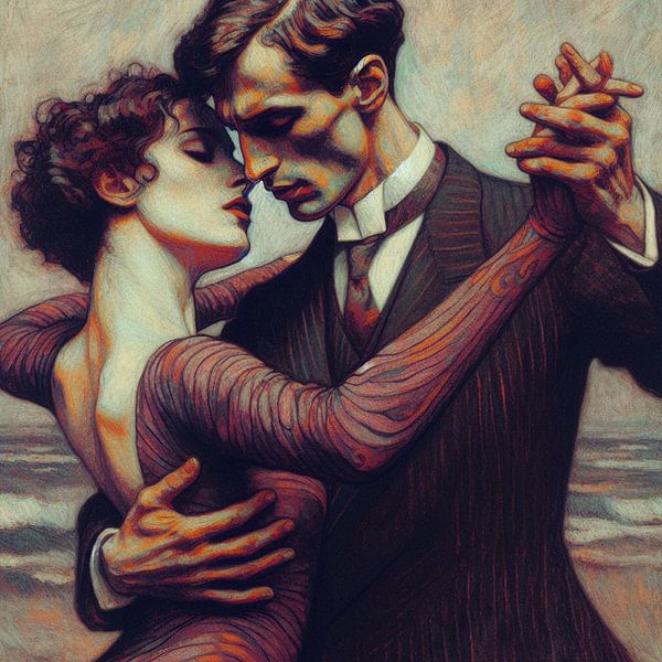 Couple dance by Kay Weber