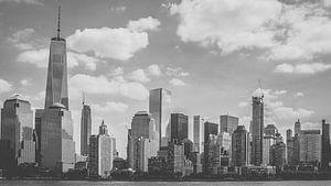 Lower Manhattan, black and white  von Thea.Photo