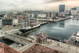 view from the MAS in Antwerp by Yvette Bauwens