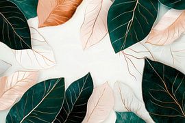 Blätterrahmen Natur von Poster Art Shop