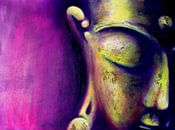 Buddha - The Magenta One von Michael Ladenthin Miniaturansicht