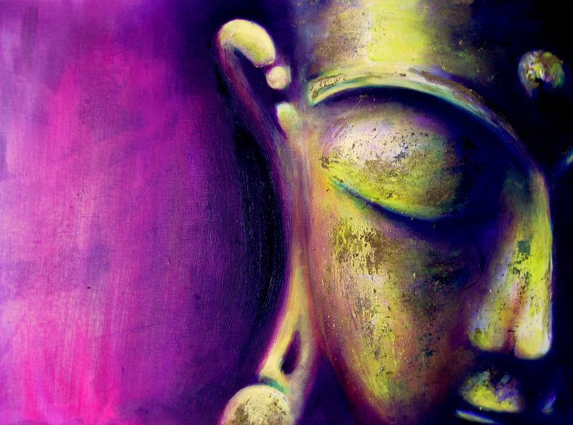 Buddha - The Magenta One von Michael Ladenthin