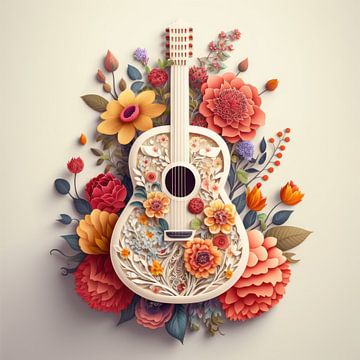 Flower Gitar by Digi@rt