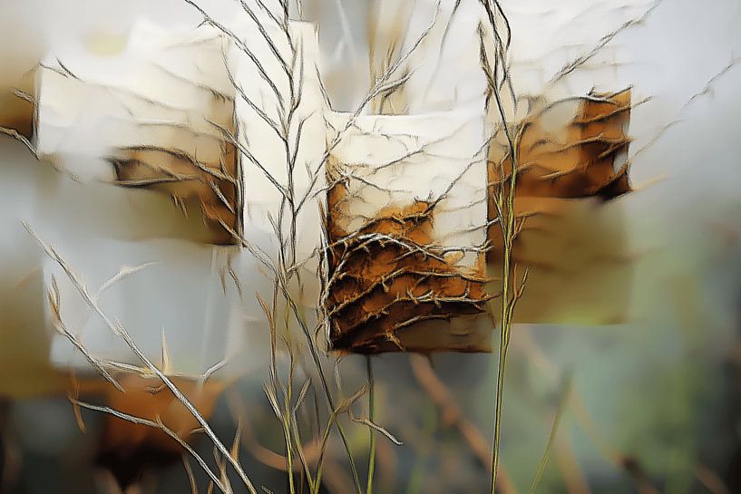 Abstracte natuur van Ton Kuijpers