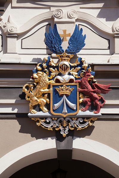 Stralsund :  Stralsunder Wappen, am Rathaus von Torsten Krüger