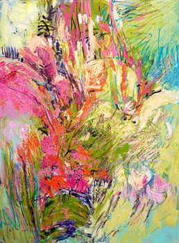 Expressionistisch Buntes Abstraktes