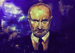 Phil Collins Impressionismus Pop Art  Pur 1 van Felix von Altersheim