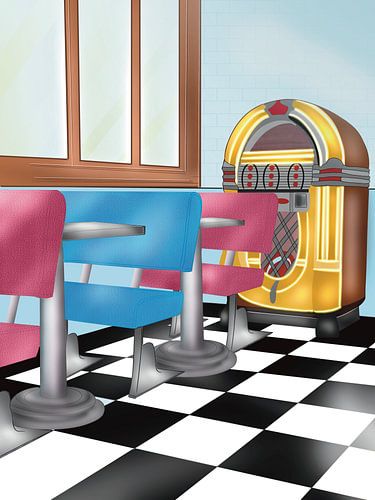 Eintauchen in die Jahre '50 Dinner-Atmosphäre