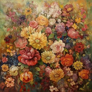 Overvloed aan bloemen van Bert Nijholt