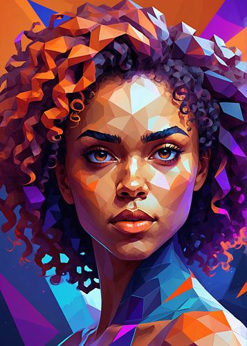 abstract potret vrouwen