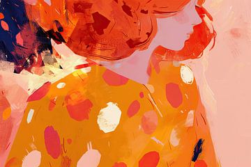 Portrait minimalist painting by ARTEO Paintings
