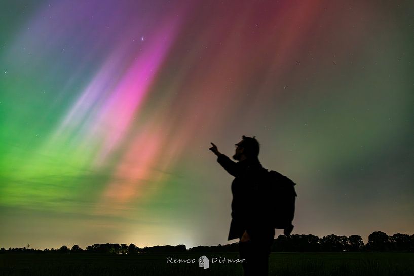 Northern lights over Deurningen by Remco Ditmar