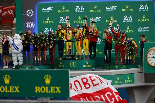 2025 24 Stunden von Le Mans Trophäe Zeremonie