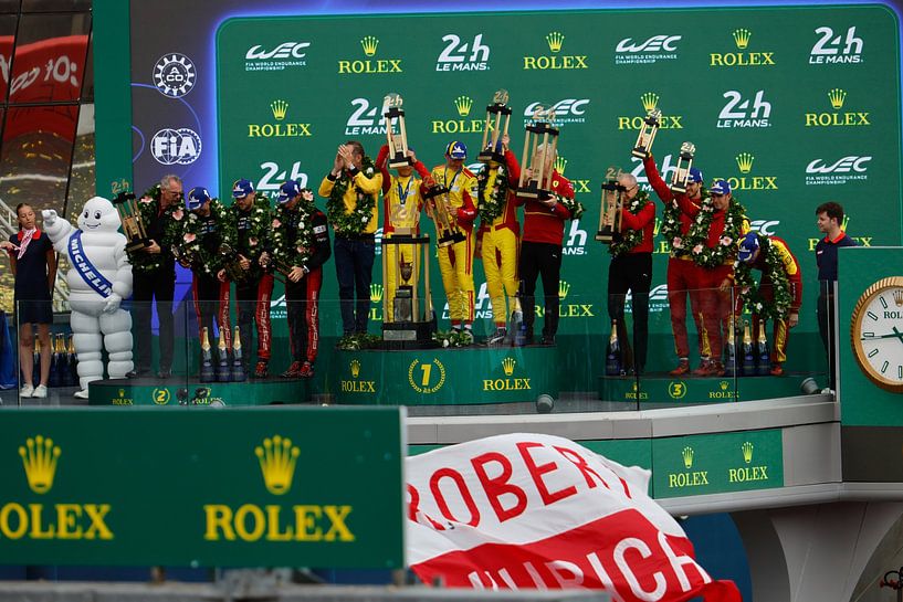2025 24 Hours of Le Mans Trophy Ceremony by David Taverner