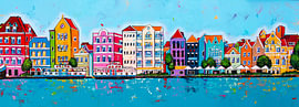 Trade quay at day Curaçao by Renata Rolefes Art