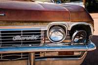 Detail of an oldtimer Chevrolet