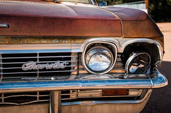 Detail of an oldtimer Chevrolet