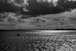 The storm above the Wormer and Jisperveld gives a beautiful landscape