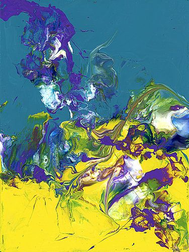 Overgang Abstract schilderij