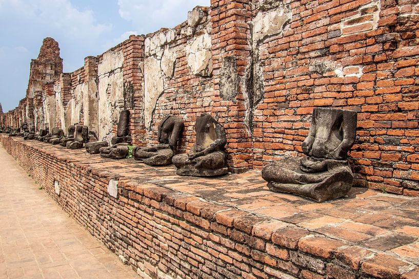 Wat Phra Mahathat, Ayyuthaya (Thailand) van Femke Ketelaar