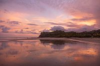 Dromerige zonsondergang in Samara, Costa Rica