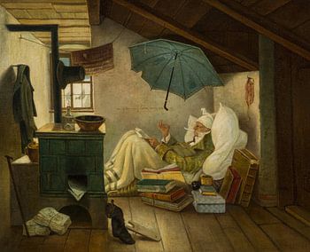Carl Spitzweg, Der arme Dichter - 1837