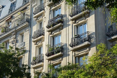 Der französische Balkon, Paris, Frankreich