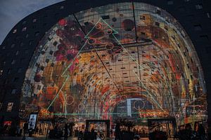 Markthal in kerstsferen van Cedric Hoogendoorn