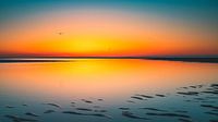 Breezand zonsondergang 6 van Andy Troy thumbnail