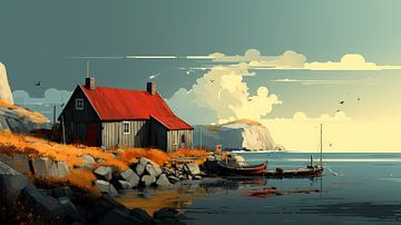 Timeless minimalism: The Peaceful Harbor by ByNoukk