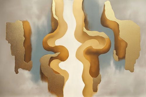 Gouden Elegantie In Beweging