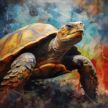 Schildkröte künstlerisch von TheXclusive Art
