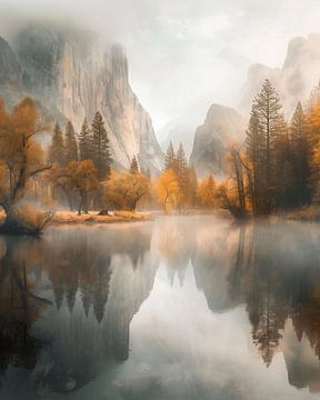 Herfstlicht in Yosemite van fernlichtsicht