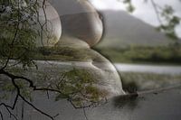 woman in landscape
