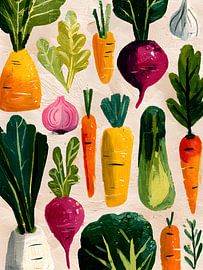 Bunte Ernte von Gypsy Galleria