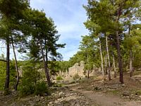 The ancient city of Lyrbe in Turkey