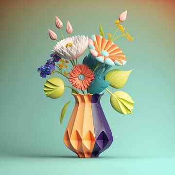Creative art vase van Natasja Haandrikman