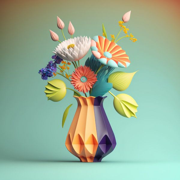 Creative art vase by Natasja Haandrikman