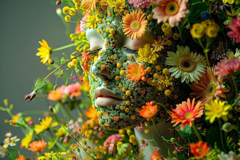 Kunst mit Blumen von Egon Zitter