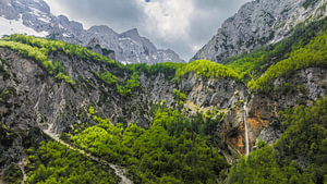 Logar-Tal in den Kamniker Savinja-Alpen in Slowenien