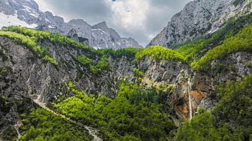 Logarvallei in de Kamnik Savinja Alpen in Slovenië