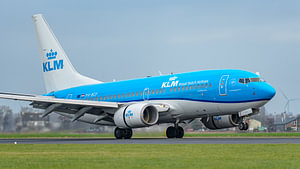 KLM Boeing 737-700 Passagierflugzeug.