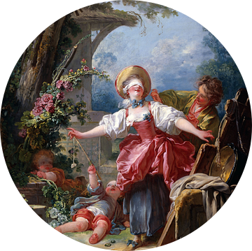 Jean-Honoré Fragonard - Blind-Man’s Buff