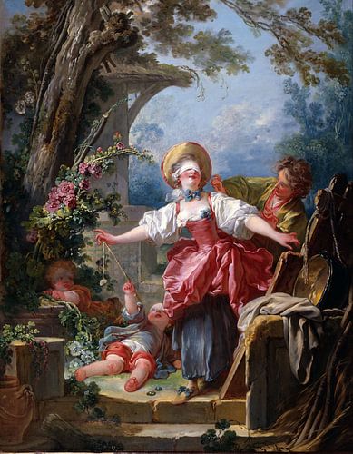 Jean-Honoré Fragonard - Blind-Man’s Buff